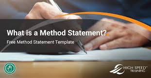 What Is A Method Statement Free