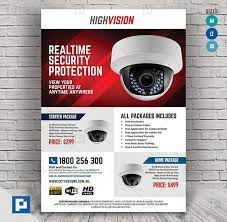 home and office cctv camera flyer