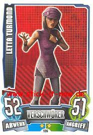 And letta pushes herself up to her feet and says, simply, a jedi. Force Attax Star Wars Clone Wars Serie 4 Letta Turmond Nr 126 Force Attax Clone Wars Serie 4 2013 2013 Sammelkarten Stick It Now