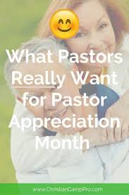 for pastor appreciation month