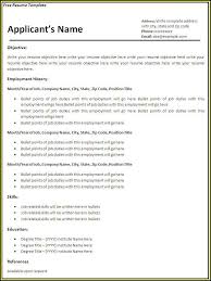 Fillable Resume Templates Pdf Resume Resume Examples