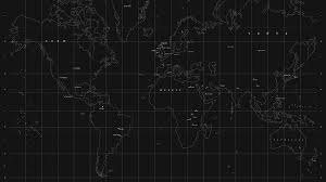 World Map High Resolution Minimalist