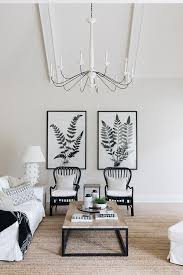 Find the perfect home furnishings at hayneedle, where you can buy online while you explore our room designs and curated looks for tips, ideas & inspiration to help you along the way. Large Botanical Art With Black Rattan Accent Chairs Cottage Living Room