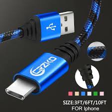 Crzko Nylon Charging Faster Lighting Usb Cable Long Charging Cord For Iphone 5 6 7 8 Ipad Ipod Smart Devices 0 8ft 25cm 3 3ft 1m 6 6ft 2m 10ft 3m Wish