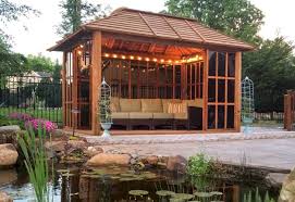 wood pergolas pavilions built to