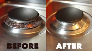 how to clean easily a gas stove you