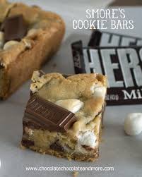 smores cookie bars chocolate