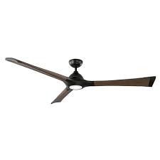 Woody Bronze Led Ceiling Fan With Light
