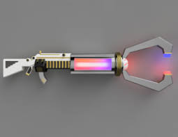 Fortnite's tweet hints at something relating to batteries, so maybe there will be a new electrical weapon like the original zapotron? Zapatron Fortnite Weapon Gun Laser Shooter 3d Model