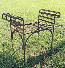 Wrought Iron Small Kings Bench