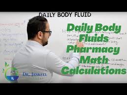 daily body fluid calculations for