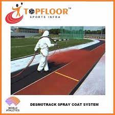 synthetic rubber red spray coat running