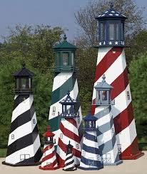 Lighthouse Crafts Lighthouse Yard Decor