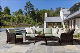 Outdoor Patio Wicker 6 Pc Sectional Set