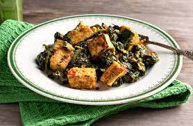 saag tofu tofu with spinach ginger
