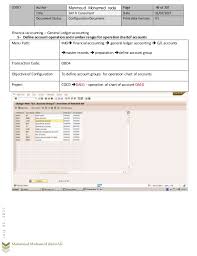 Sap Financial Accounting Configuration Document