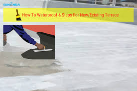 learn how to waterproof new terrace