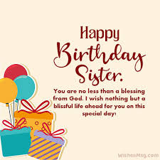 200 best birthday wishes for your sister