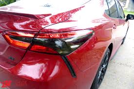 2019 2020 Camry Taillight Tint Overlays For White Clear Area Shinegraffix Com