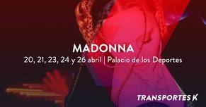 Transporte a Madonna desde Querétaro