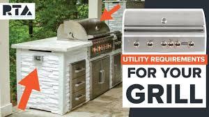 installing a built in gas grill