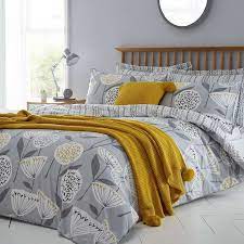 emmott grey bed linen collection