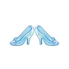 cinderella s glass slippers as emojis