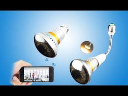 Wiseup High Tech Wireless Led Light Bulbs Spy Camera With Smartphone Remote Monitor Functioon Youtube