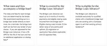 compass bridge loan services the