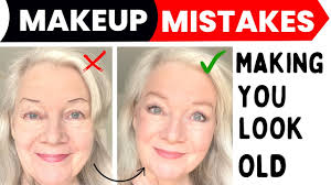 10 makeup mistakes older women make