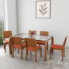 Dining Table Set With Glass Top