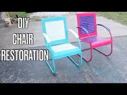 Diy Old Metal Chairs Restoration