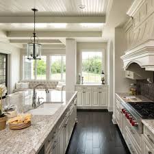 white granite kitchen countertops