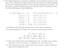 2 The Laplace Equation In Cylindrical
