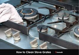 how to clean stove grates and get rid