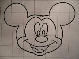 cómo dibujar la cara de mickey mouse