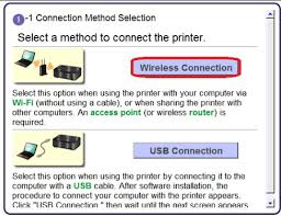 Try installing the printer with a usb cable. Setup Canon Pixma Printer Canon Support Software