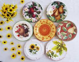 Italian Plates Size 8 To 8 5 Decorative