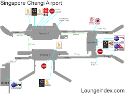 singapore airport guide terminal map