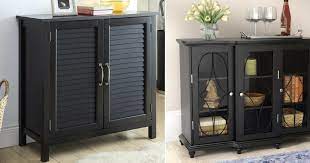 black accent cabinets to compliment any