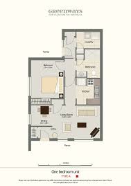 1 bedroom villa unit type a floorplan