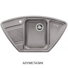Ъгловата кухненска мивка трябва да украси интериора и да помогне за правилното разпределение на работната площ. Glova Mivka Za Kuhnya Ot Silgranit Model Blanco Classic 9 E