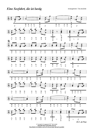 Alles in verschiedenen tonarten im pdf format . Eine Seefahrt Die Ist Lustig Diatonische Club Harmonika Noten Akkordeon Harmonika Noten De
