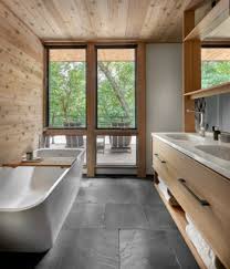 75 wood wall bathroom ideas you ll love