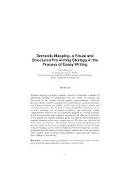 pdf semantic mapping a visual and structured pre writing strategy 