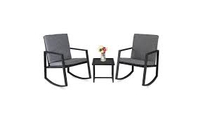 Off On 3 Pcs Bistro Sets Outdoor Fro