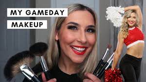 game day makeup grwm beginner friendly