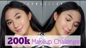 200k makeup challenge zahwa aqilah
