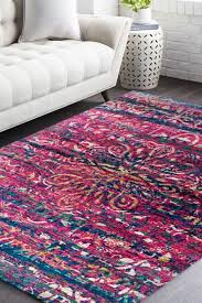 fuschia pink rug modern rugs rugs