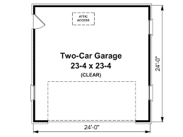 Car Garage Plan 001g 0001